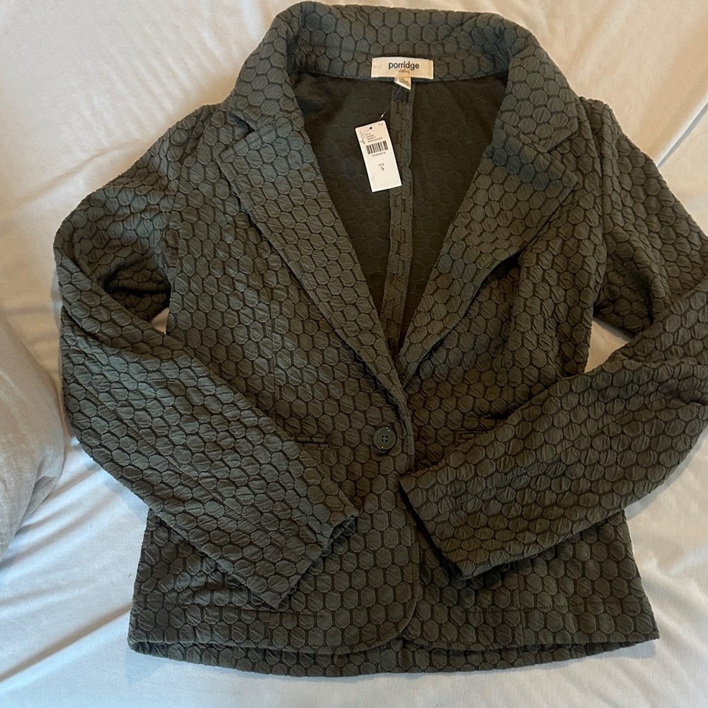 NWT Anthropologie porridge blazer
